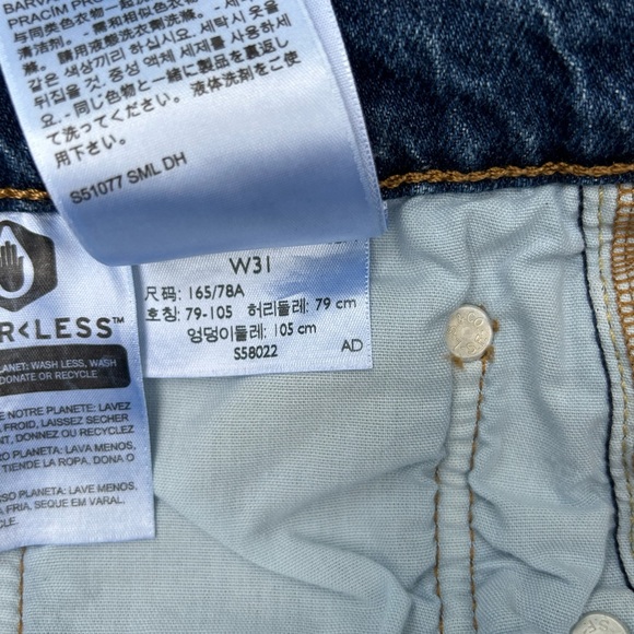 Levi's Cut Off HIGH Rise Denim Shorts 501 - Picture 10 of 10